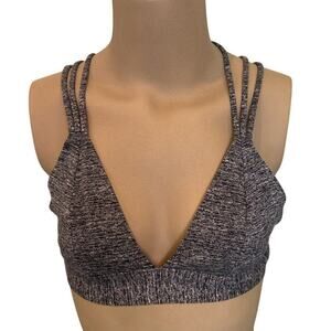 VICTORIA'S SECRET PINK heathered gray bralette size small